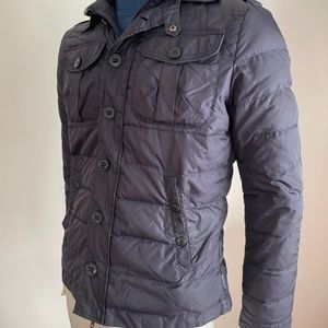 FINAL SALE‼️MONCLER DOWN JACKET BLACK ZIP CLOSURE AND  BUTTONS